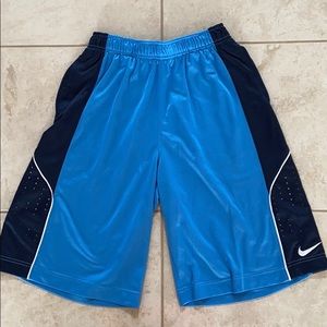 Blue nike basketball short